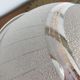 Globe old art deco table lamp in glass and brass support