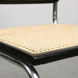Vintage black B32 Cesca Chair by Marcel Breuer, 80s
