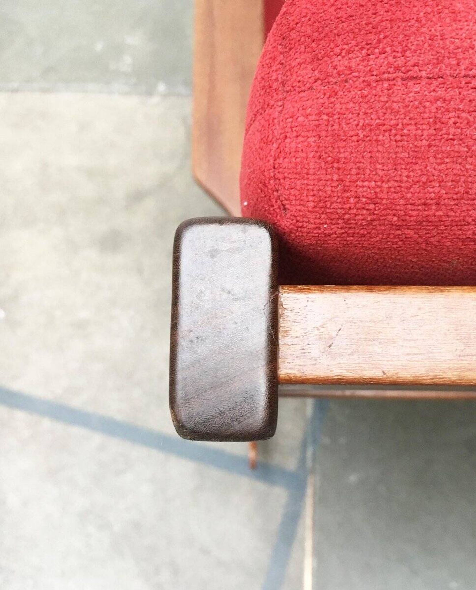 Danish rocking chair from the mid-century by Poul Volther for Frem Røjle.
