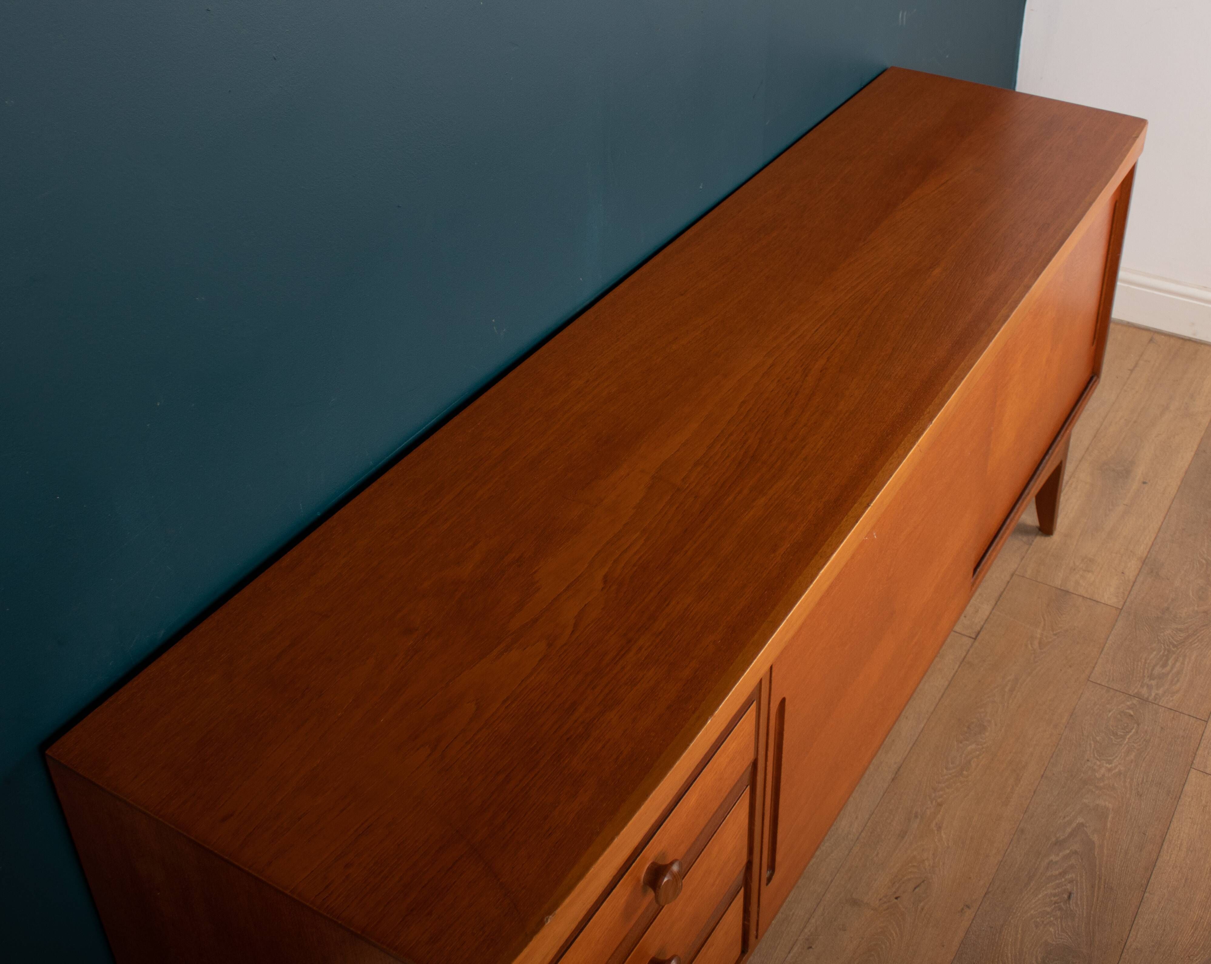 Retro Teak 1960s Short Sideboard By Uniflex