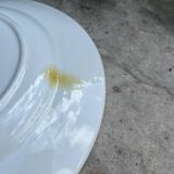 Vintage round dish Digoin Sarreguemines decor Edwina