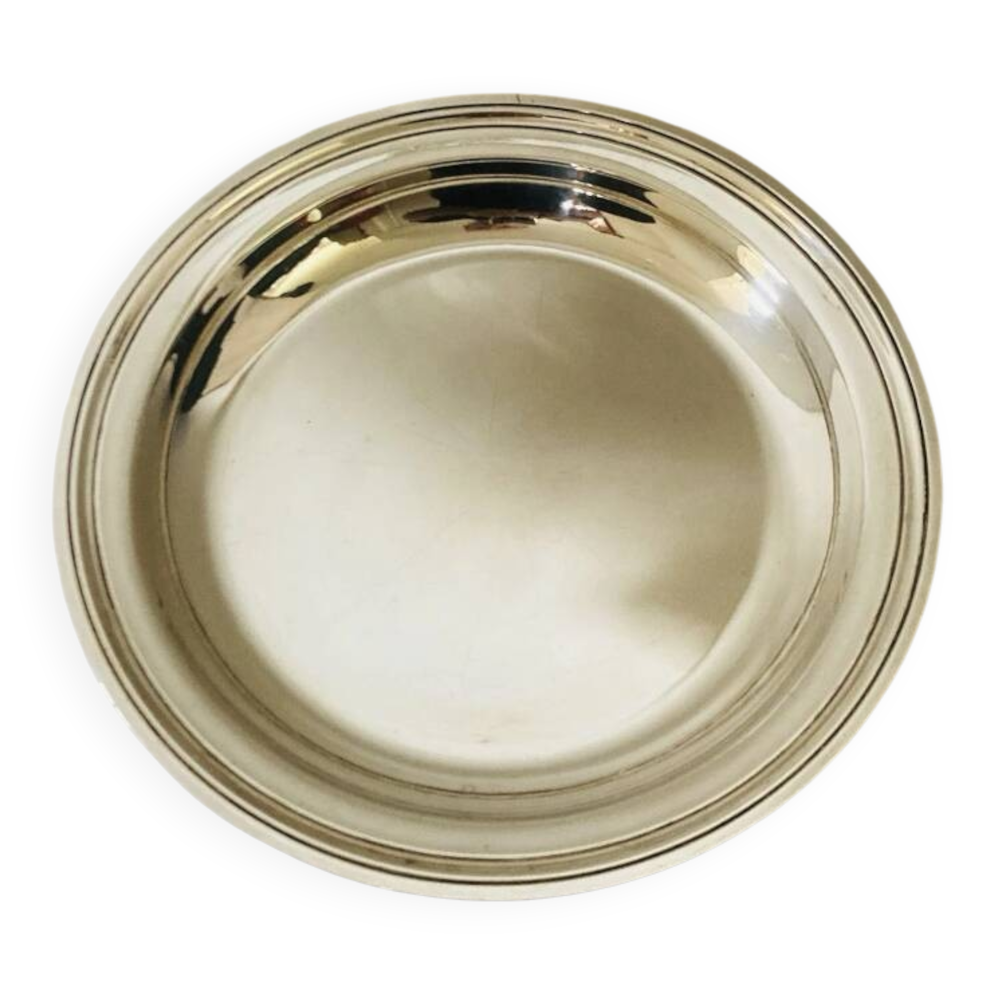 Christofle dish in hallmarked silver-plated metal, mid-20th century