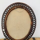 Rattan mirror 53x63cm