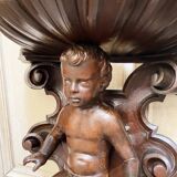 Pair of console sconces with putti of the Napoleon III period