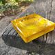 Empty yellow crystal pocket