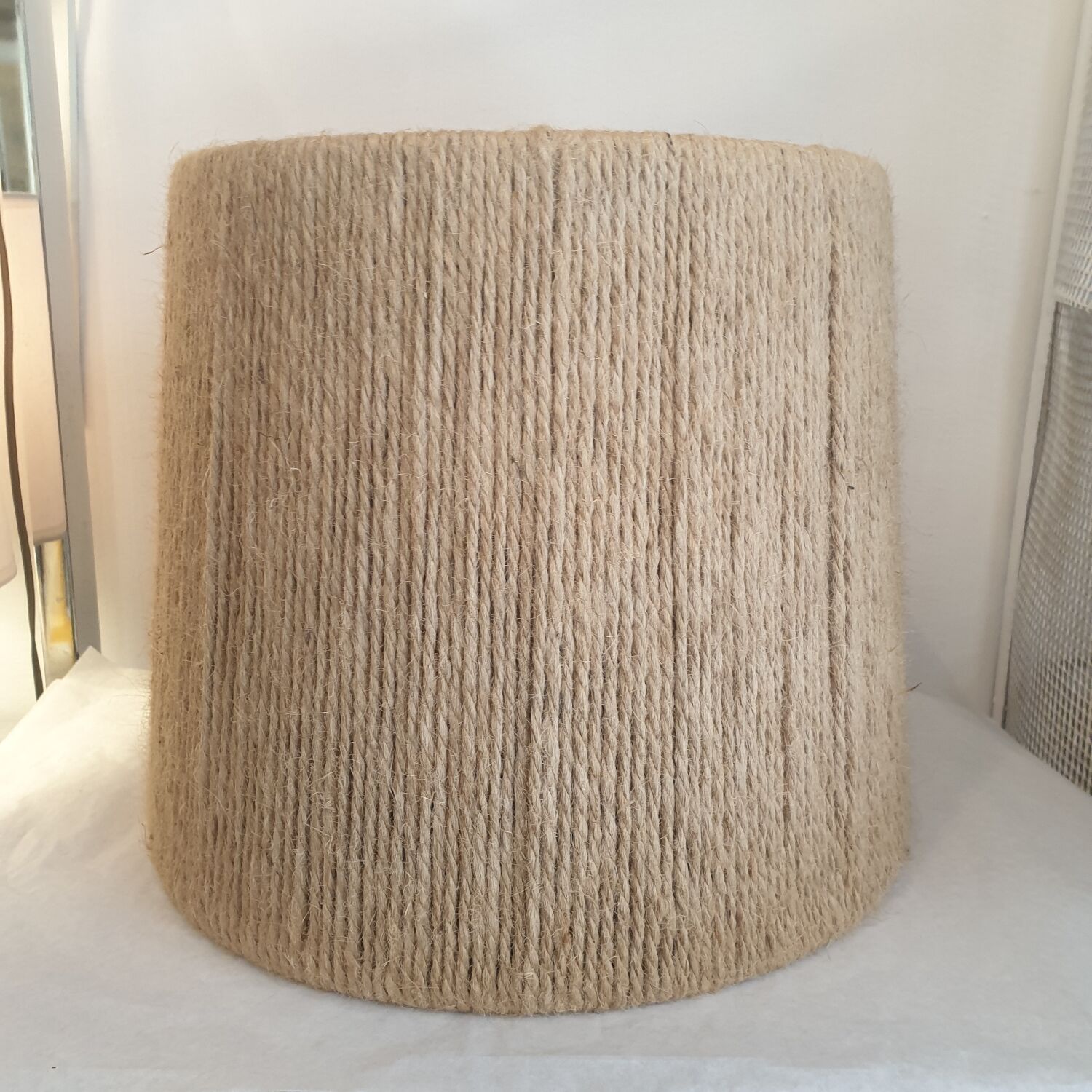 Abat-jour en corde naturelle diamètre 30 cm