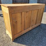 Old oak sideboard natural raw wood trade furniture