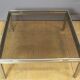 Table Basse carrée par Guy Lefèvre pour la maison Jansen vers 1970