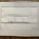 Modernist watercolor by Hubert Gignoux Palma de Mallorca vintage 1970