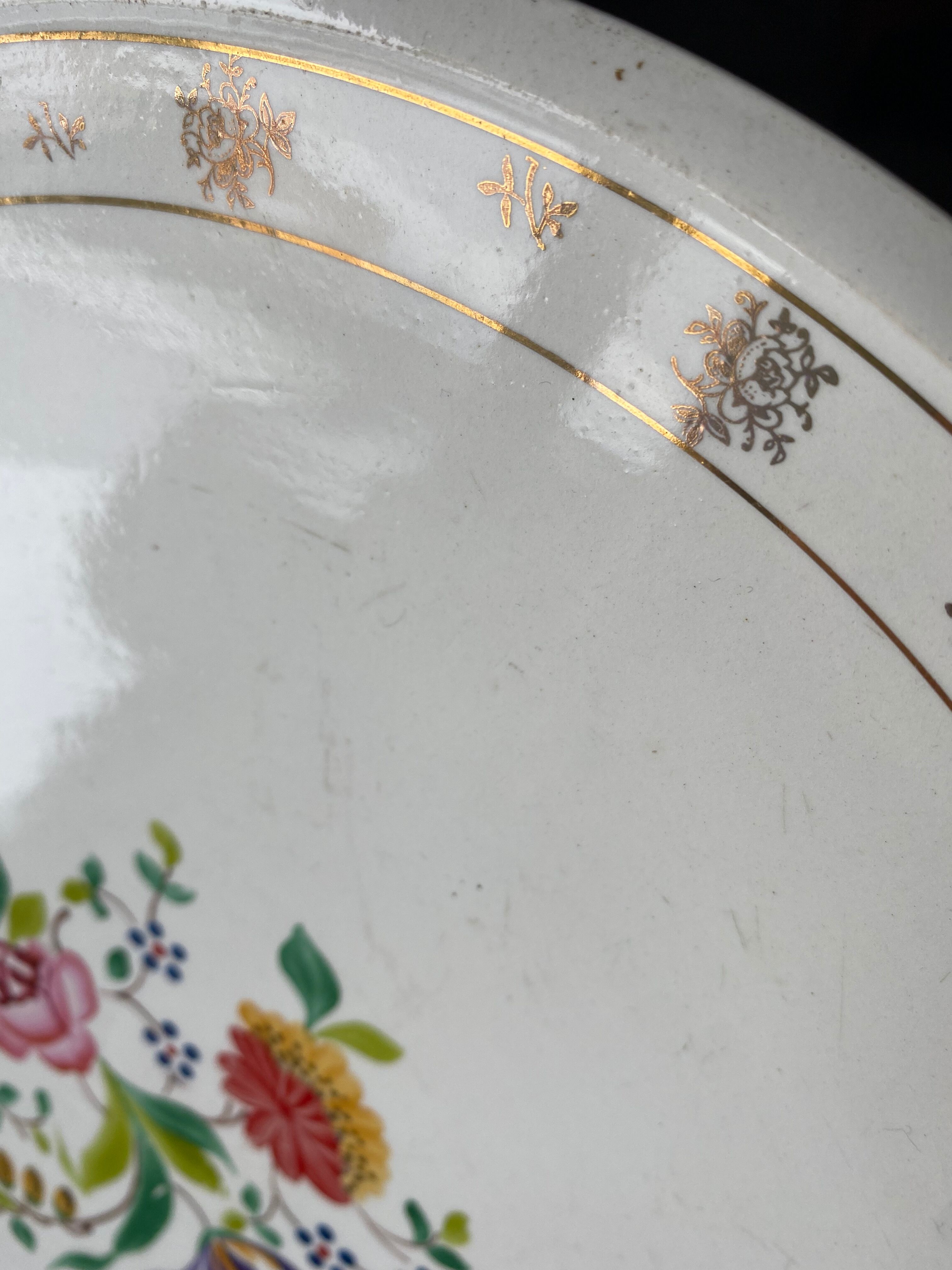 Antique cake dish Digoin France