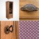 Armoire bonnetière parisienne vitrée 1920