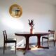 Vintage Baumann style dining table from the 1960s-1970s