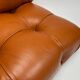 Camaleonda Lounge Sofa in Cognac Leather by Mario Bellini for B&B Italia, 1973, Set of 4