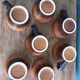 Stoneware mugs