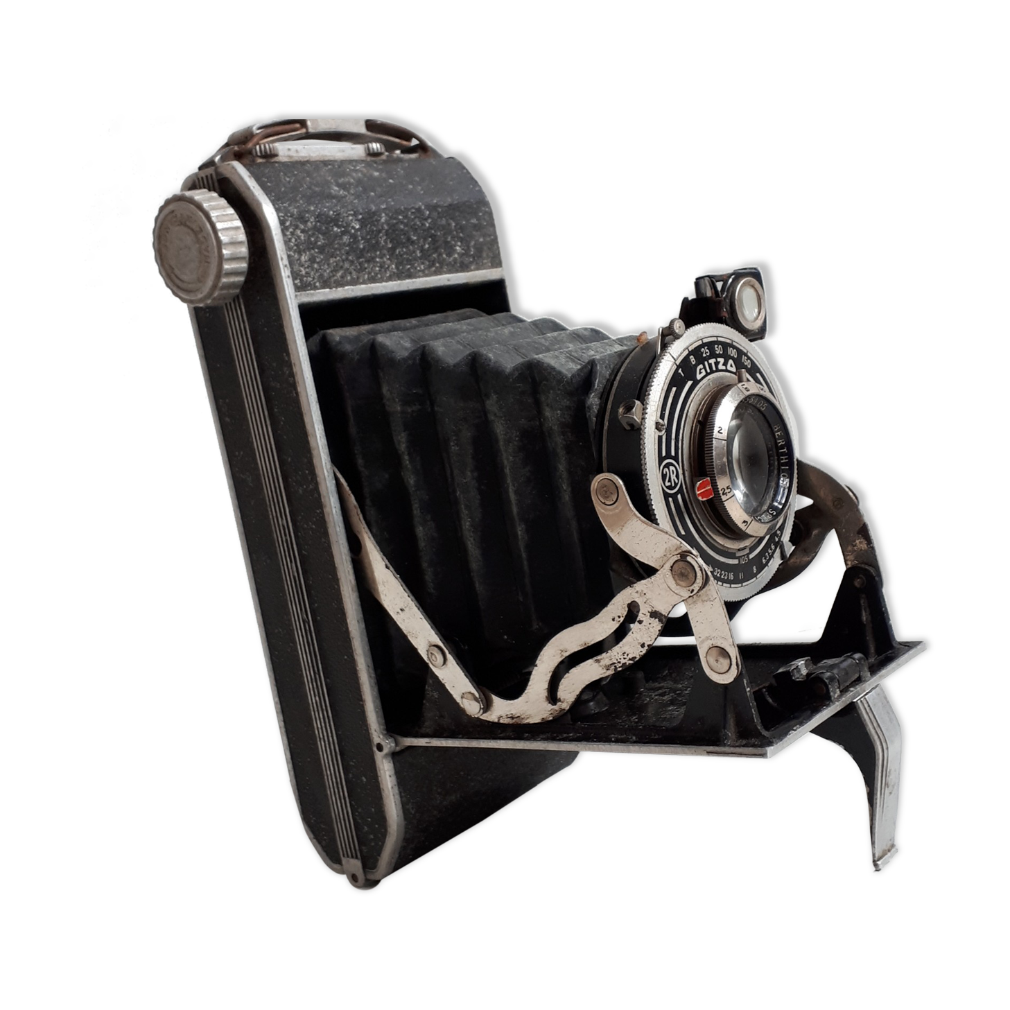 Old Pontiac bellows camera