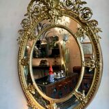 Miroir en stuc doré, XIXe siècle