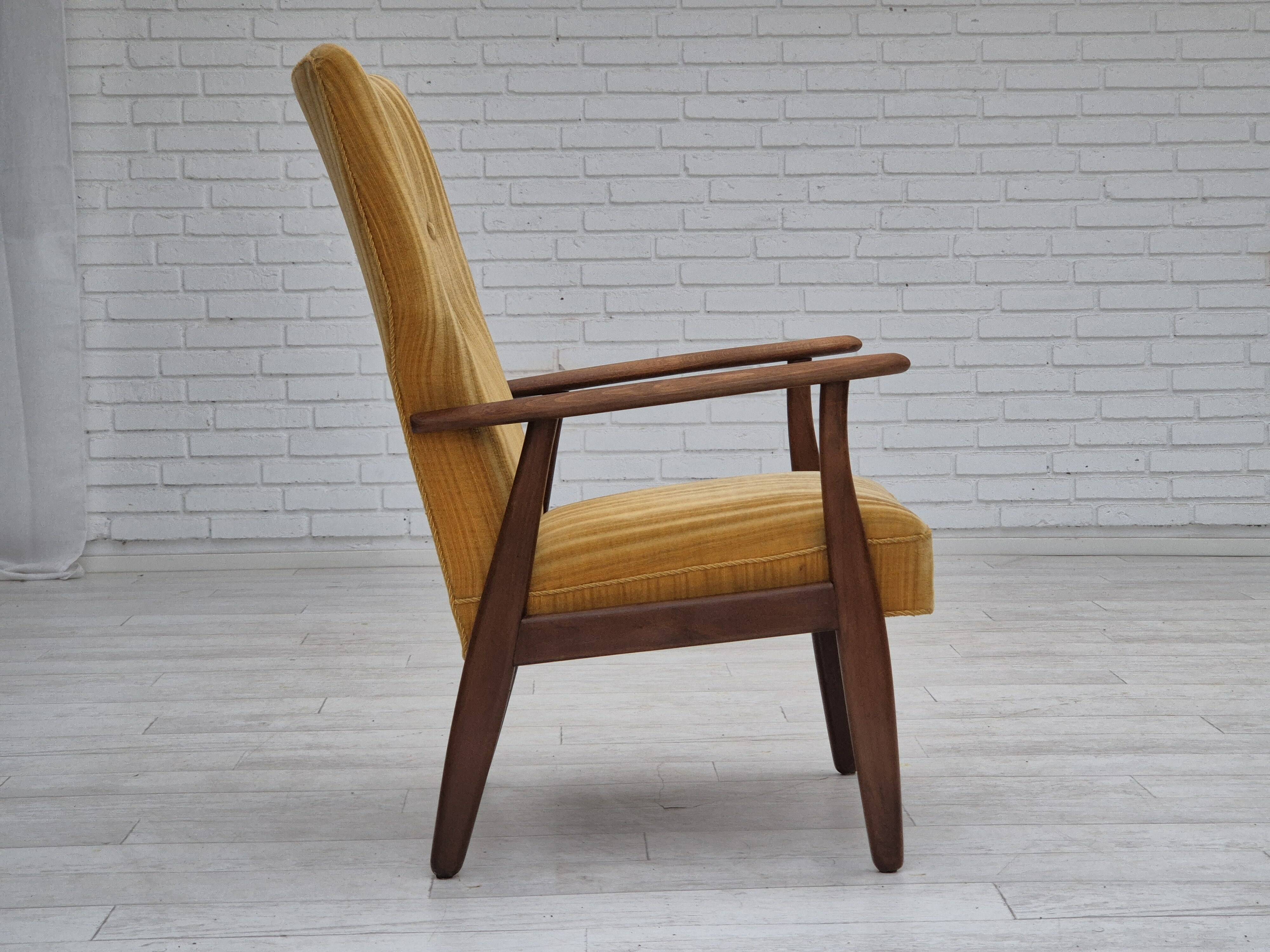 1960s, Danish design by Kurt Olsen, armchair model 230, original condition.