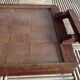 Woven wooden tray