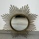 Wrought iron sun mirror