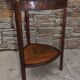 Table tripod art nouveau double trap