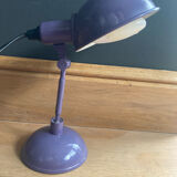 Purple desk lamp