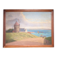 Tableau en bois - Marine au moulin