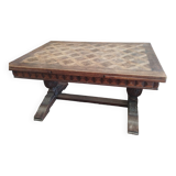 Rectangular table with extensions