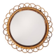 Rattan sun mirror