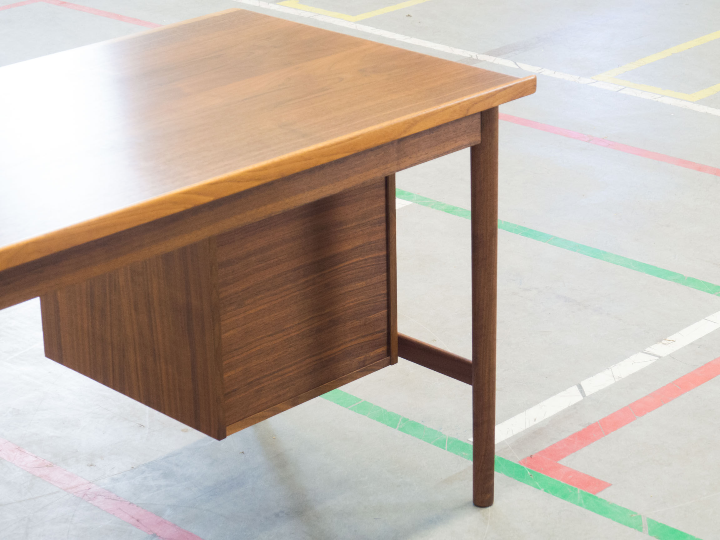 Säffle Möbelfabrik vintage walnut desk