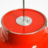 Large original 1960s red Bumling ceiling lamp by Anders Pehrson for Ateljé