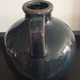 Vintage enamelled ceramic vase