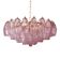 Italian Murano Style Glass Sputnik Candlestick Poliedro