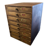 Haberdashery cabinet 8 drawers l.v. and m.f.a paris-lille