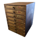Haberdashery cabinet 8 drawers l.v. and m.f.a paris-lille