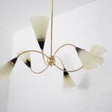 Brass chandelier sputnik