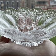 Lausitzer Glaswerke, East German (GDR) Crystal Glass Serving Bowl, Medea Design by R. Koschnick