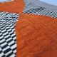 Traditional handmade Beni Ouraine rug, size 140 x 260 cm