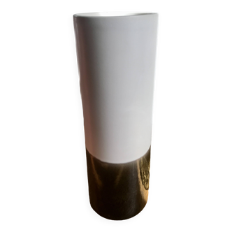Charolles matte and varnished enamel cylinder vase