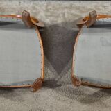 Pair of Blond Mahogany Chairs, Art Deco – 1940