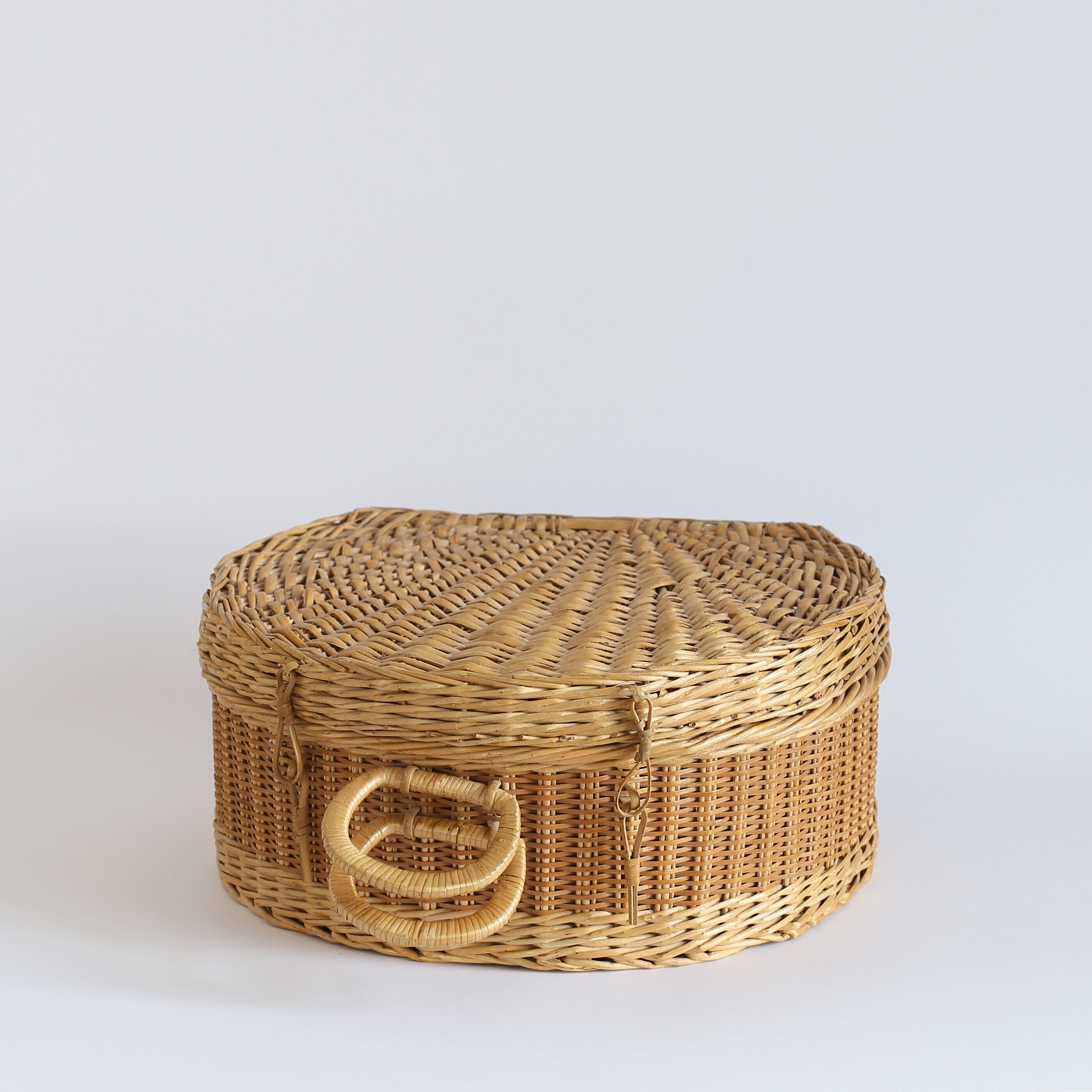 Wicker suitcase