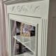Glass display cabinet with drawer