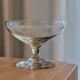 6 coupes à champagne en verre taillé vintage