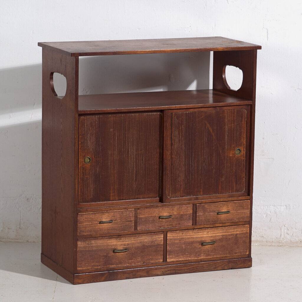 Petite commode japonaise ancienne – période Showa (c.1926-1970) #11