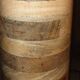 Design column floor lamp in mango wood