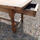 solid oak farmhouse table