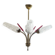 50s-60s tulip chandelier, modernist style