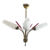 50s-60s tulip chandelier, modernist style