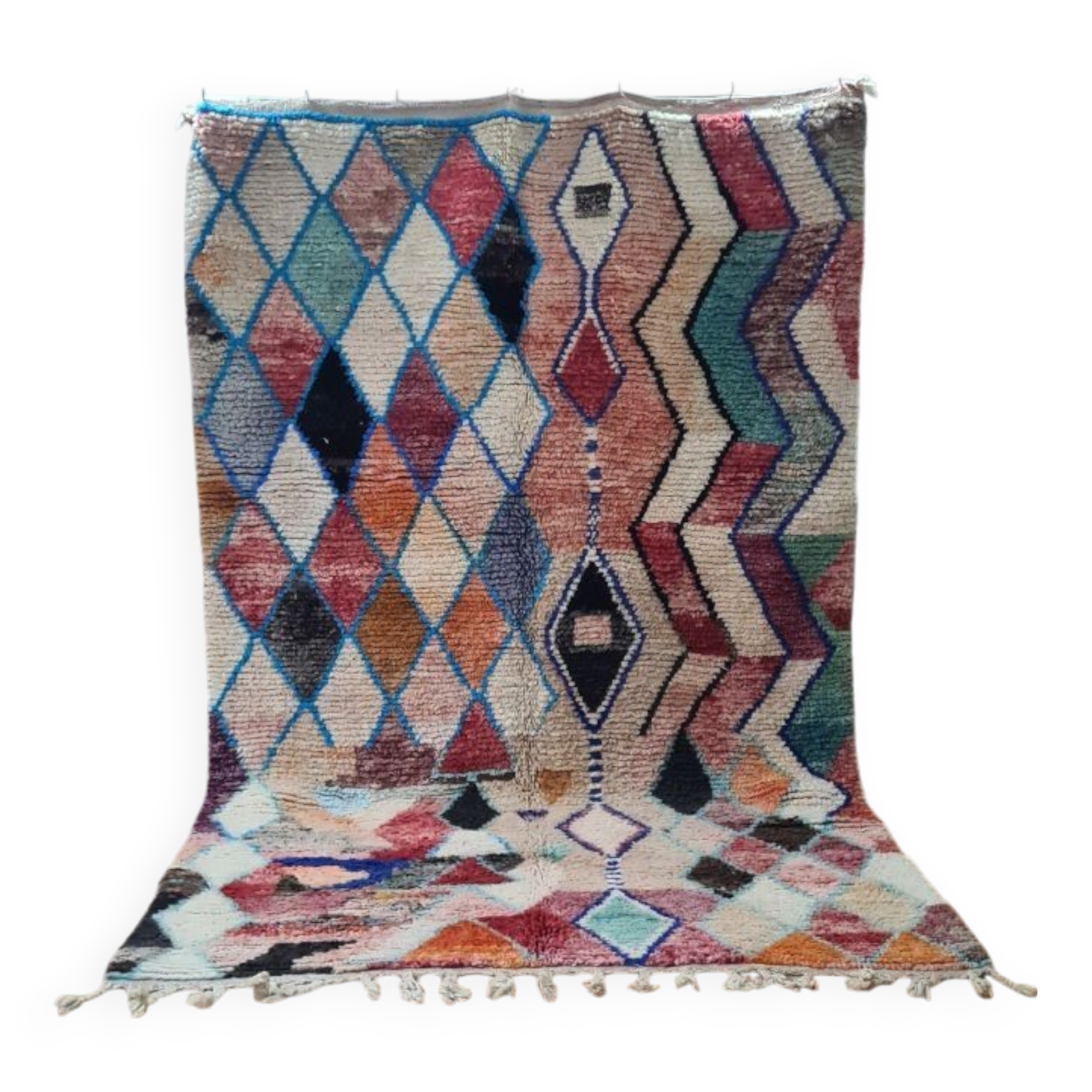 Handmade Berber wool rug Boujaad 250x150