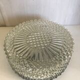 Glass ceiling light circa 1960