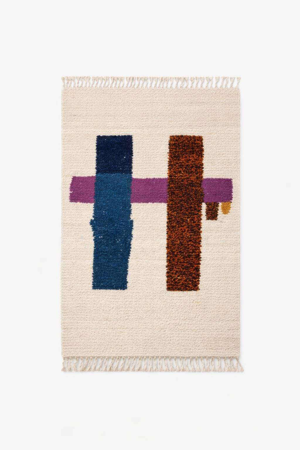Tapis berbère marocain Beni Ourain 240X160cm